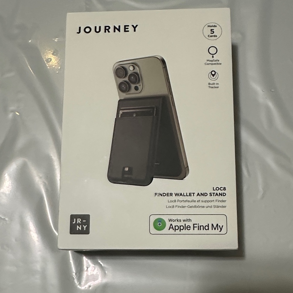 Journey Black Finder Wallet and Stand for iPhone